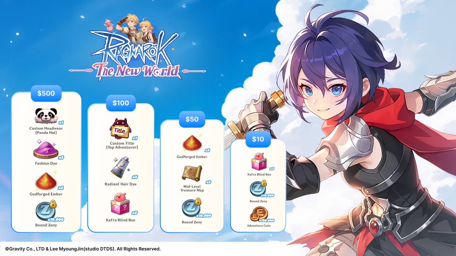 Ragnarok: The New World Launch Top Up Promo!
